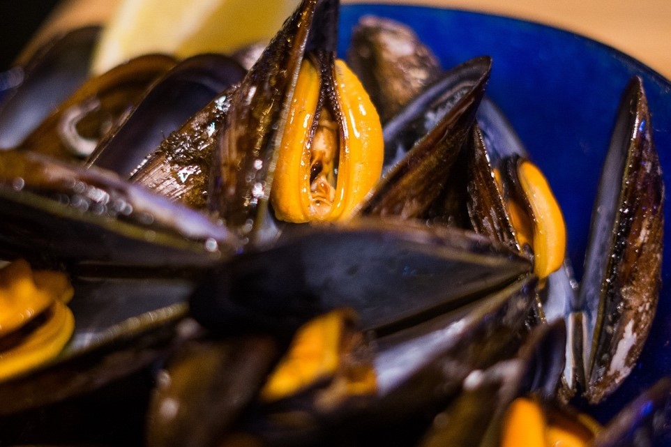 «En dos castañuelas voy encerrado, y al sacarme del mar me pongo colorado» (El mejillón)