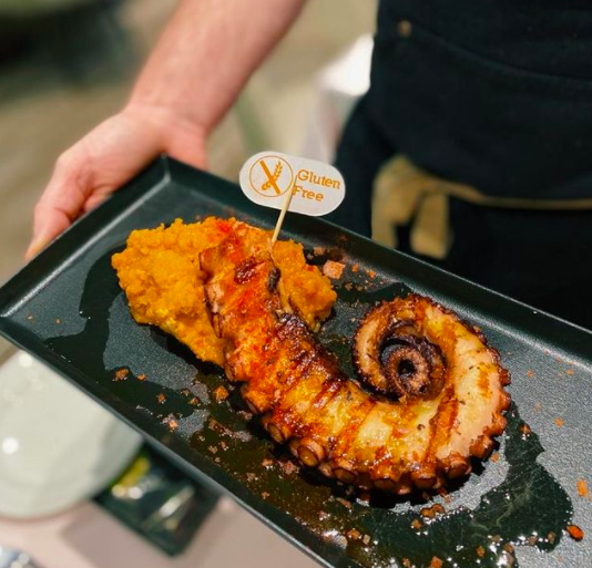 Carta adaptada para celíacos